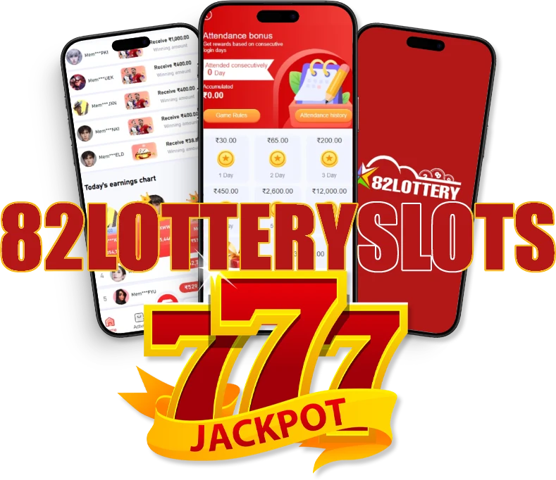 82lottery slots and jackpots banner